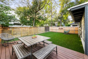 Mid-century home in Zilker with a backyard